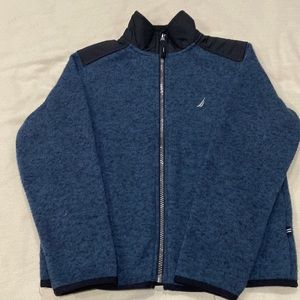 Nice jacket!! For those cool days!! Boys Navy Blue Nautica Jacket Size 8